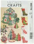 McCall's Patterns M5778 Holiday Decorations, One Size Only