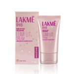 Lakme Lumi Cream - Face cream with Moisturizer + Highlighter, enriched with Niacinamide & Hyaluronic Acid - Dewy Rose, 60g