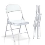 Fenbeli 4 Pack Folding Chairs with 