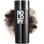 BOLDIFY Hair Fibers for Thickening Hair Undetectable & Natural - 56g Bottle - Completely Conceals Hair Loss in 15 Sec - Hair Thickener & Topper for Fine Hair for Women & Men- DARK BROWN.