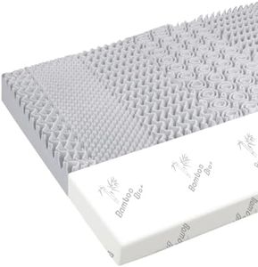 STARRY EUCALYPT Memory Foam Mattress Topper Queen Size with Removable Cover, 8cm Thickness, Graphite Infused 7 Zone Design Beddings Bed Topper Cool Mat Pad