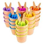 Green Direct Ice Cream Cups with Sp