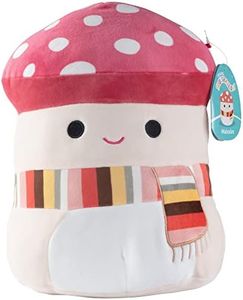 Squishmallows 10-Inch Malcolm the Mushroom Plush – Official Jazwares Ultra-Soft Stuffed Animal Pillow – Red Spotted Mushroom Collectible Squish Plush Toy – Gift for Kids, Boys, Girls & Collectors