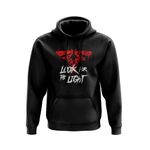 SMARTYPANTS Look for The Light Hoodie Pullover - Fireflies Symbol Game Gamer Ellie Joel TV Action Survival Horror Gift Present (Medium, Black Prime)