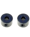 2 Pack 1/8" Bore Shaft Collar w/Set Screw - 1/8" Shaft Collar Steel Black Oxide Finish - Steel Shaft Collar 1/8" Bore - Set Screw Shaft Collar - Shaft Collar with Set Screw 6-32