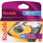 Kodak 8737553 Power Flash Single Use Camera, ISO 800, KMF135, 27 EXP Roll