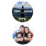 Personalised Photo Coasters - Your Image, Photo, Text, Logo. Wine Drinks Tea Coffee Mat (2x Round)