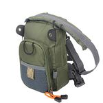 Fly Fishing Chest Bag Lightweight Waist Pack (Army Green)