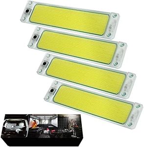 12V 108 COB LED Interior Lights 4Pack, 12W LED RV Ceiling Roof Light Bar Lamp with On/Off Switch, LED Interior Lighting for Car Camper Van Bus Caravan Boat Dome Light Motorhome Kitchen Lights