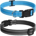 PaiPaitek E Collar Replacement Strap - Compatible with Almost All Makes and Models of Shock Training Collars and Bark Collars - Durable and Reflective, 2 Packs