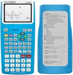 Scientific Calculator with Graph Functions for College and High School Students, Engineering, Advanced Mathematics, Calculus, Algebra, Geometery, Trigonometry, Statistics, Physics, Chemistry, Blue