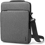 tomtoc 360 Protective Laptop Shoulder Bag Designed for 16-inch New MacBook Pro M4/M3/M2/M1 Pro/Max 2024-2019, Water-Resistant Well-Organized Accessory Sleeve Case with Handle