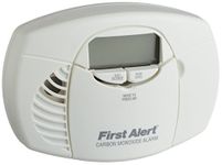 FIRST ALERT Battery-Powered Carbon Monoxide Alarm, Black (CO410), 120 V, 1 Pack