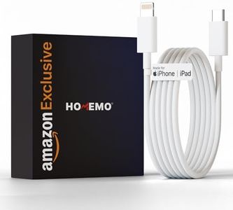USB-C to Lightning Cable 1M [Apple MFi Certified] Fast Charging PD Cable compatible for iPhone 14/13/12/11/X/XS/XR/8 Plus & iPad by HOMEMO