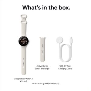 Google Pixel Watch 3 LTE 45mm – Smartwatch with Cellular Connectivity