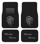 Marilyn Monroe Crystal Diamond Bling Rhinestone Carpet Car SUV Truck Floor Mats 4 PCS