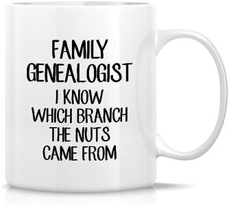 Retreez Funny Family Genealogist Mug Gift Genealogy Family History Heritage 11 Oz Ceramic Coffee Mugs - Sarcastic Sarcasm Motivational Inspirational birthday gifts for him her friend coworker dad mom