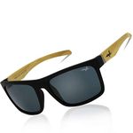 Polarized Sunglasses for Men Fishing Driving Glasses HD Nylon Lens Matte Black Lightweight