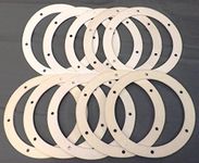 Pellet Stove 6" Round Gasket for Combustion/Exhaust Fan - 10 Pack