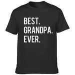 iberry's Half Sleeves, Round Neck, T-Shirt for Men |Best Grandpa Ever Tshirt | Black