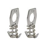 DEHOMKUS 2Pcs RV Water Heater Latch Twist Cam Lock Replacement Part for RV camper water heater, door latch assembly or gas bottle cover