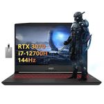 MSI Pulse GL66 15.6" FHD 144Hz Gaming Laptop, 12th Gen Intel Core i7-12700H, 64GB RAM, 4TB PCIe SSD, RGB Backlit Keyboard, NVIDIA GeForce RTX 3070, Win 11 Home, Black, 32GB Hotface USB Card