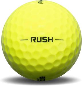 LostGolfBalls - 100 Pinnacle Rush Yellow Golf Balls in Pristine Condition, Recycled Used Like New Golf Balls, AAAAAA Quality, No Logos or Markings, Pinnacle Rush, Yellow