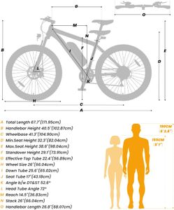 Touroll U1 Electric Mountain Bike 26" – Lightweight, Powerful E-Bike