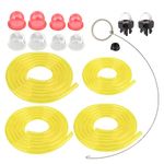 Carbhub AC04122 Fuel Line Primer Bulb Kit for Zama Husqvarna Poulan Craftman Ryobi Homelite Chainsaw Trimmer Blower Weed Eater Carburetor