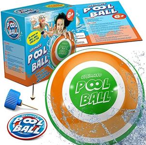 The Ultimate Pool Ball - Fill It with Water to Play Underwater Games - Best Outdoor Toys for Kids Ages 8-12 - Fun Easter Basket Stuffers for Boys & Ideas for 6, 7, 9, 10 & 11 Year Old Girls & Teens