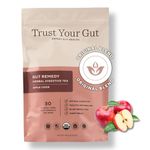 Trust Your Gut - Herbal Cleansing & Detox Defense Tea - Apple Cider 40Gram - 30 Plastic Free ECO Friendly Bags - Healthy Digestion and Good for Liver Detox - Made In USA - Natural USDA Organic