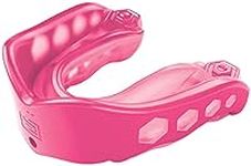 Shock Doctor Gel Max Mouth Guard, Heavy Duty Protection & Custom Fit, Adult, Pink