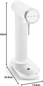 Smeg Soda Maker – Matte White Sparkling Water Machine