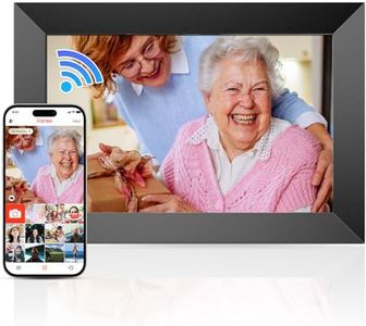 FRAMEO 10.1 inch Digital Photo Frame, 16GB WiFi Digital Frame, 1280x800 IPS LCD Touch Screen, Auto-Rotate, Wall Mounted, Easy Setup, Share Photos & Videos Instantly via Frameo App - Great Gift