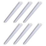 Barrina LED Shop Light, 45W 5000K 4800lm Daylight White, 4FT LED Wraparound Light Fixture, Frosted Cover, Linear Flush Mount Ceiling Light for Garage Workshop Office Basement Workbench, 6-Pack