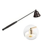 AimtoHome Candle Snuffer, Candlesnuffers Wick Snuffer Candle Extinguisher Accessory for Putting Out Extinguish Candle Wicks Flame Safely, Black