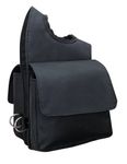 Weaver Leather Nylon Pommel Bag, Black