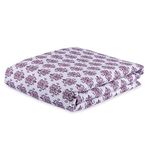 Wakefit Blanket | 110 GSM | Blanket Double Bed, Dohar Double Bed, Dohar, AC Blanket Double Bed, Quilt for Double Bed, Diwali Gifts Blankets, Reversible (Susane Burgundy: 82x90 inch - Pack of 1)