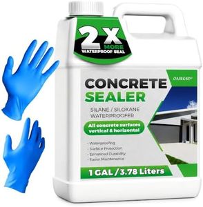 1 Gallon Concrete Sealer, Penetrating Water Sealers Spary Safe for Pets and Plants Suitable for Indoor Use, Water-Based Silane Siloxane Sealer for Outdoor, Driveways, Patios, Masonry, Garge Floor
