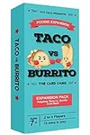 Taco vs Burrito Foodie Expansion Pack - Requires Core Game to Play - Card Game Created by a 7-Year-Old and Perfect for Families, Friends, Adults, Teens & Kids