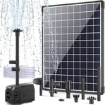 POPOSOAP Solar Pond Pump 25W, Solar