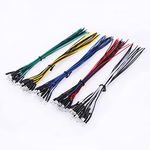 YIXISI 50 PCS 3mm LED Diodes Light 5 Colors (Each Color 10 PCS), Ultra Bright 12V 20cm Pre Wired, White/Red/Blue/Green/Yellow