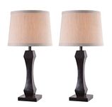 Kenroy Home 32121ORB Gemini Table Lamp Set, 2-Pack