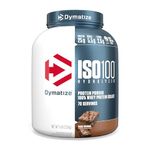 Dymatize Nutrition ISO100 Hydrolyzed Whey Protein Isolate | Fast-Digesting | Muscle Recovery Formula with Amino Acids | Low Sugar & Fat | Fudge Brownie | 5 Lbs
