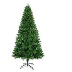 Festive Blessings Christmas Tree with Stand and Free 18 Snow Christmas Tree Decoration Ornaments - 10 Feet | Christmas Home Decorations |Snow Christmas Flocked Tree | Snow Pine Tree