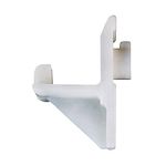 Maxx Cold R3313-151 Shelf Clip for 1 2 3 Solid Door Reach in Upright Refrigerator Cooler Freezer MCR-23FD MCR-49FD MCR-72FD MCF-23FD MCF-49FD MCF-72FD, 1pc, White