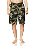 Kanu Surf Men's Barracuda Swim Trunks, 9-inch Inseam (Regular & Extended Sizes), Camo Army Green, X-Large