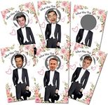 Floral Bridal Shower Games - Who Has The Groom Game - Scratch Off Celebrity Cards Tickets Bridal Shower Game - Funny Bachelorette Party Games