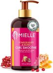 Mielle Organics Curl Smoothie with Pomegranate and Honey, Moisturizing Curl Cream for Curly Hair, Anti-Frizz Curl Enhancer for Thick Type 4 Hair, 12 Ounces