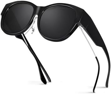 Hifot Surlunettes de Soleil Femme Homme, Sur Lunette de Soleil Polarisée avec Protection UV, Sur Lunette de Soleil Femme, Lunette Soleil Homme Femme, Sur Lunette Polarisante Peche Conduite Voyage